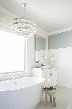 Board and Batten Bathroom Accent Wall