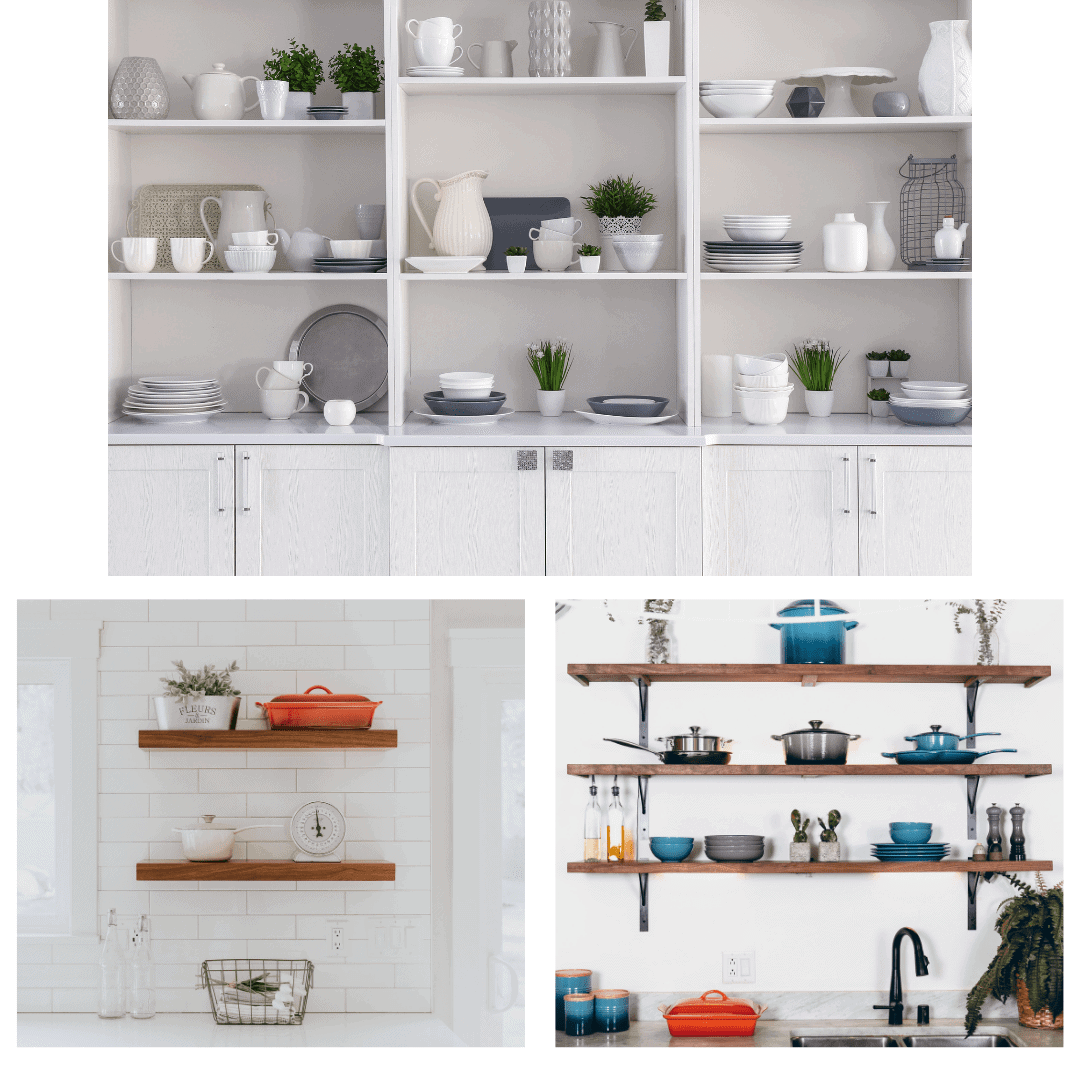 Replace Cabinets With Open Shelving